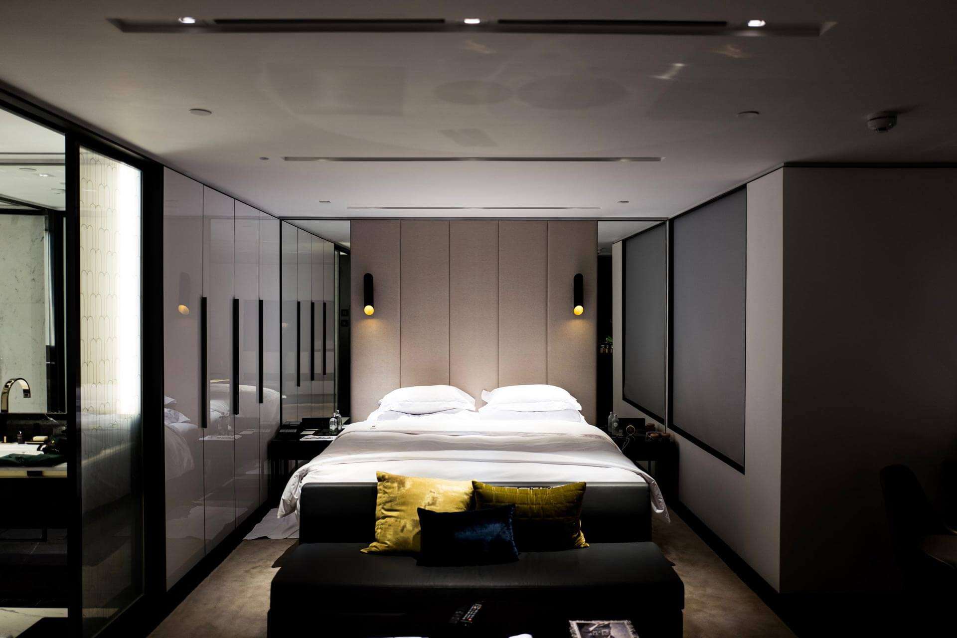 Modern bedroom remodel